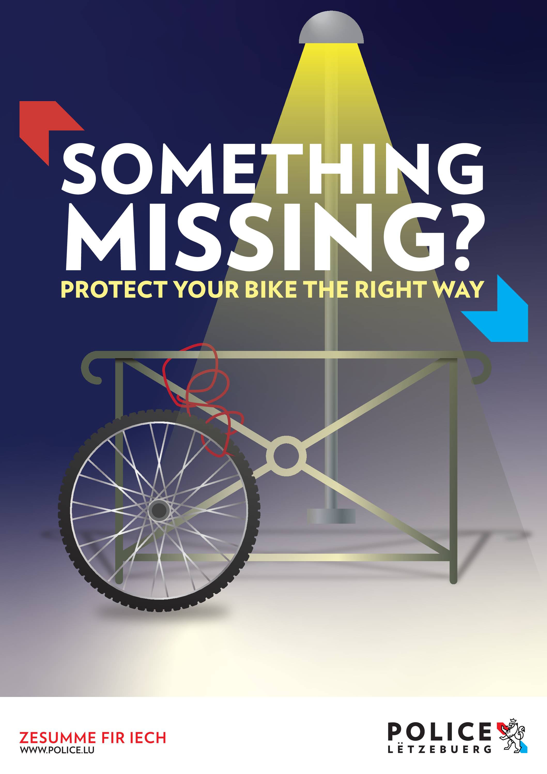 Affiche protection vélo