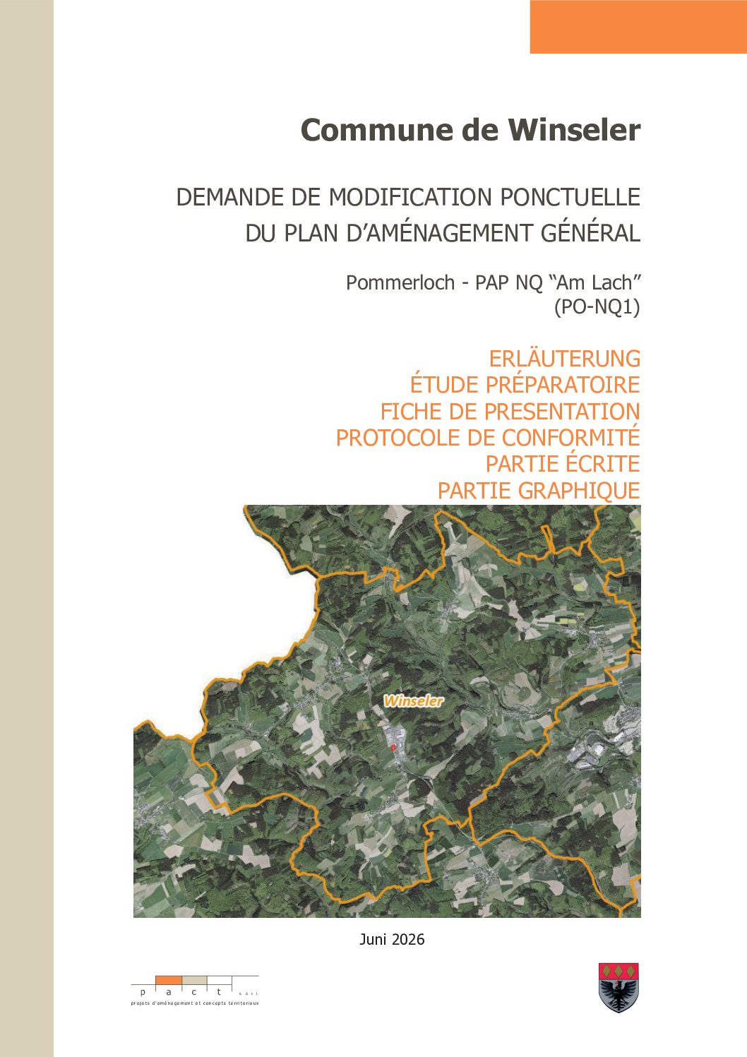 MOPO PAG POMMERLOCH - AN DER GAASS (Dossier complet)